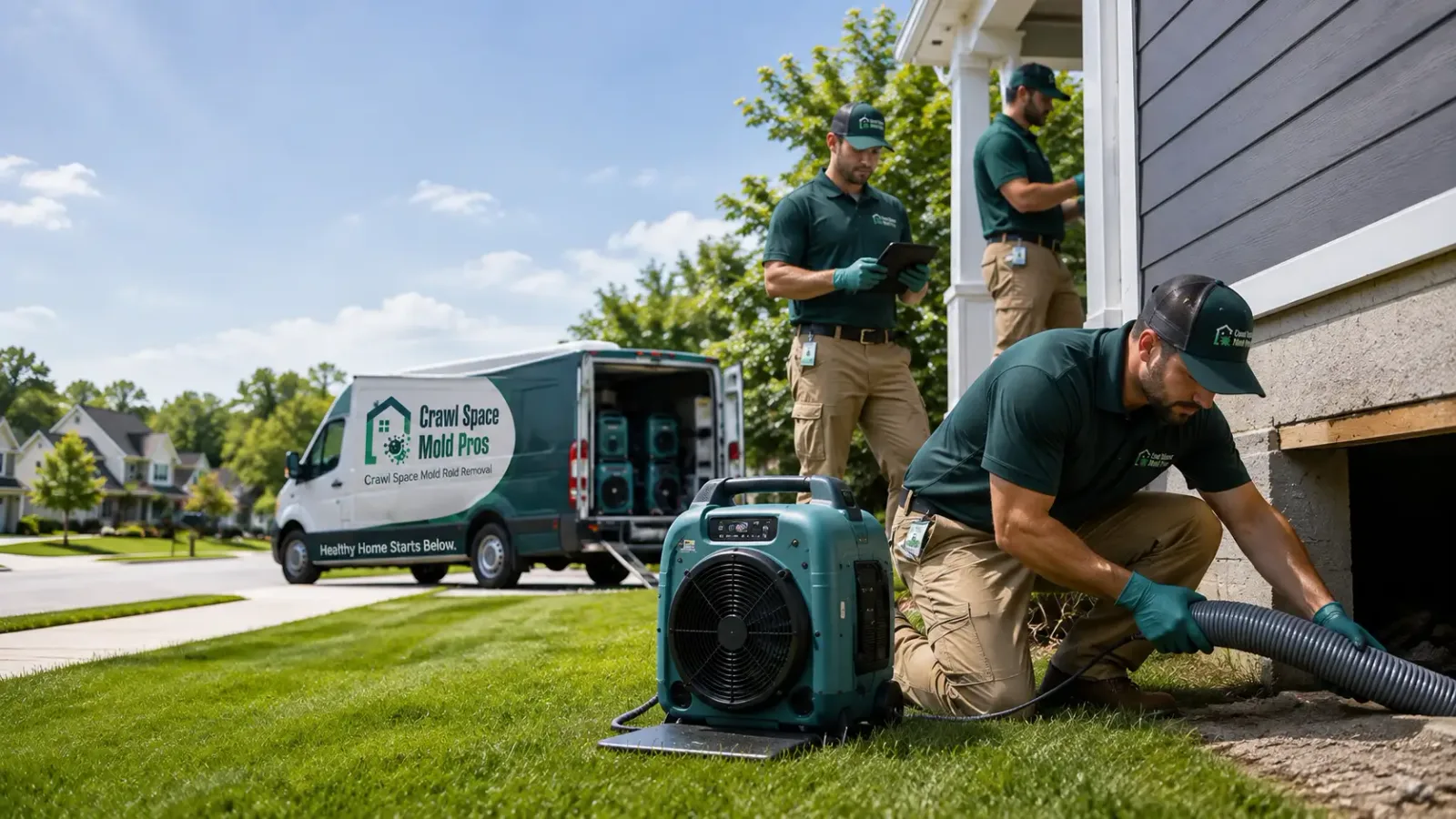 Crawl Space Mold Removal in Kendall, NY